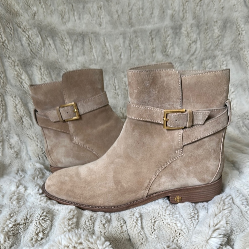 Women’s Tory Burch Booke suede ankle boots